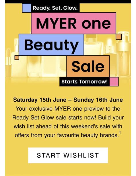 myer sale online beauty